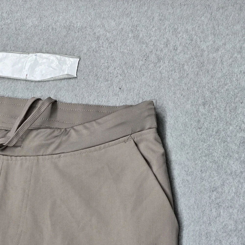Mandala Women Scrub Pants XL Taupe Jogger Equa-Tek Logo